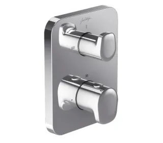 Смеситель для ванны и душа Jacob Delafon Hybrid E75389-CP с термостатом хром